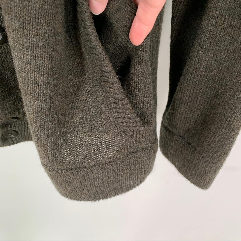 Pendleton Green Button Down Cardigan Sweater Size… - image 6